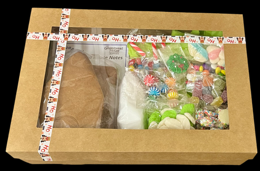 Gingerbread House - Flat Pack Gift Box