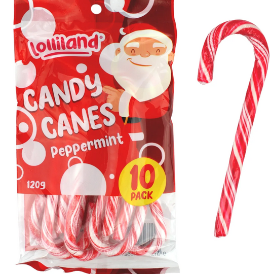 Candy Canes Peppermint 10pk